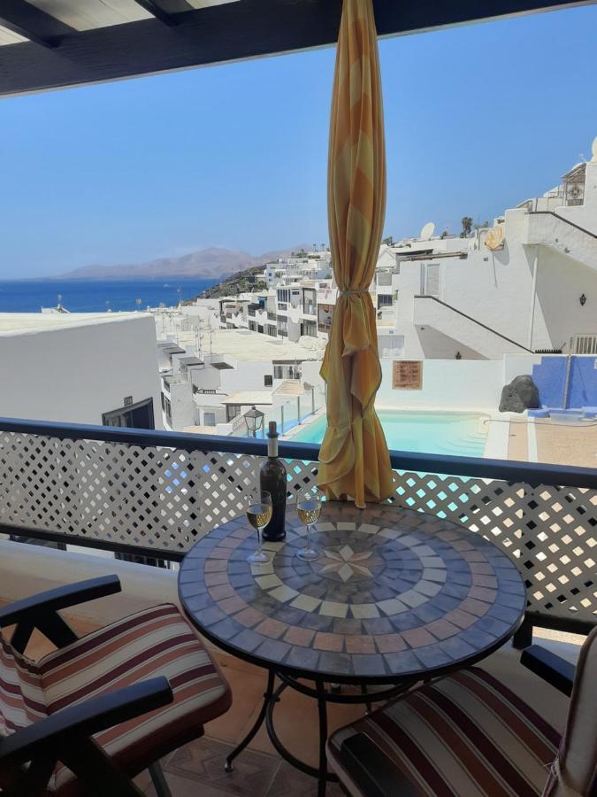 The White Dragos With Ocean View - Ac - Private Pool Apartment Tias Bagian luar foto