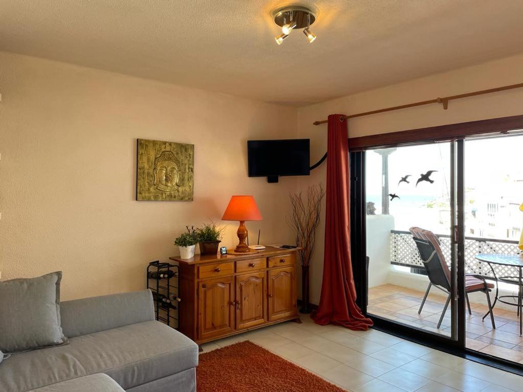 The White Dragos With Ocean View - Ac - Private Pool Apartment Tias Bagian luar foto